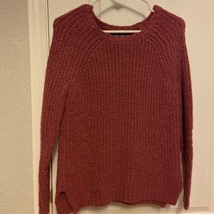Fuchsia American Eagle Oversized Knit Sweater